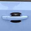 4 Piezas Fibra de Carbono Emblema Pegatina Protectora de Manija de Puerta de Coche Para Ford Focus 2 3 mk3 Fiesta Ranger Mondeo Mustang Transit Fusion Kuga