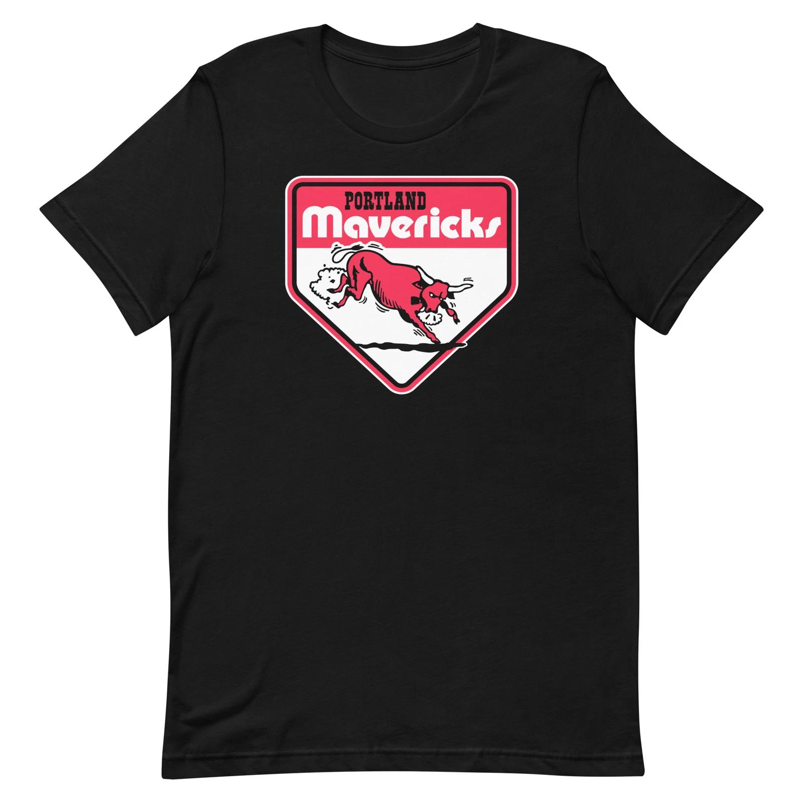 Portland Mavericks Baseball Black Graphic Tee Shirt Unisex t-shirt XXXL