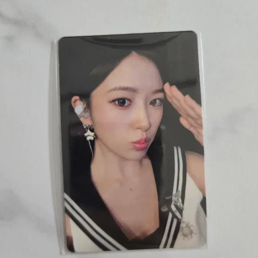 IVE Ahn Yujin Revive Nettles Mew Lucky Draw Marine Look Photo Card