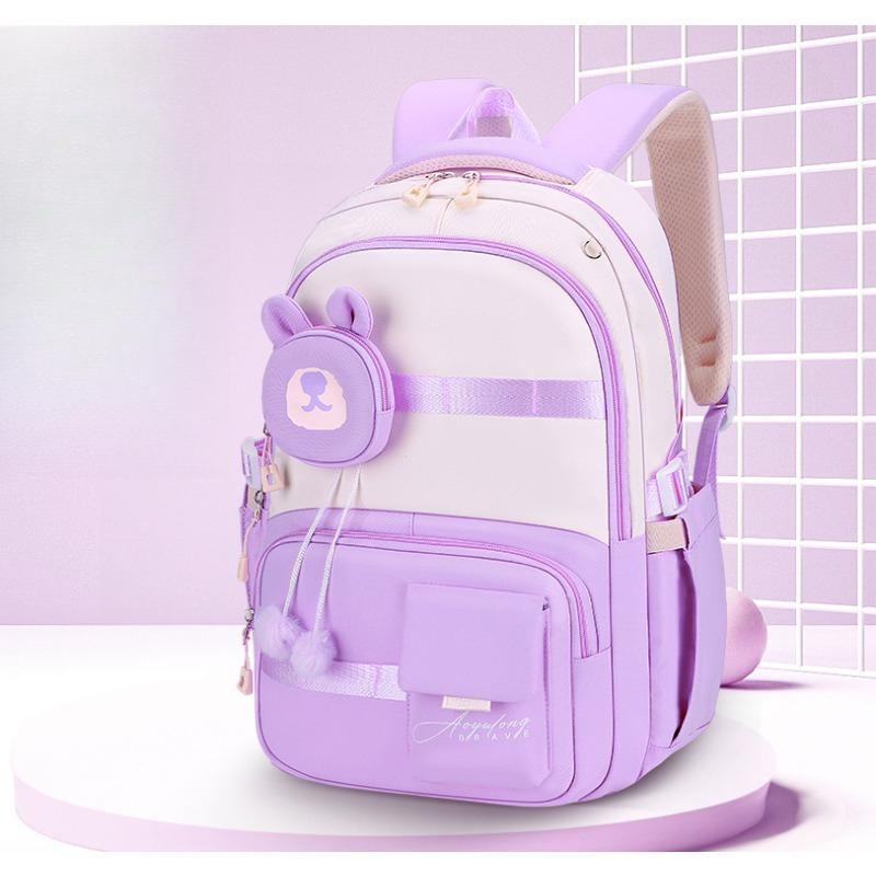 Large-capacity Schoolbag, Ultra-light Pressure-reducing Backrest, College-style Backpack, Children's Backpack