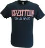 Unisexs Official Led Zeppelin Logo Symbols T Shirt