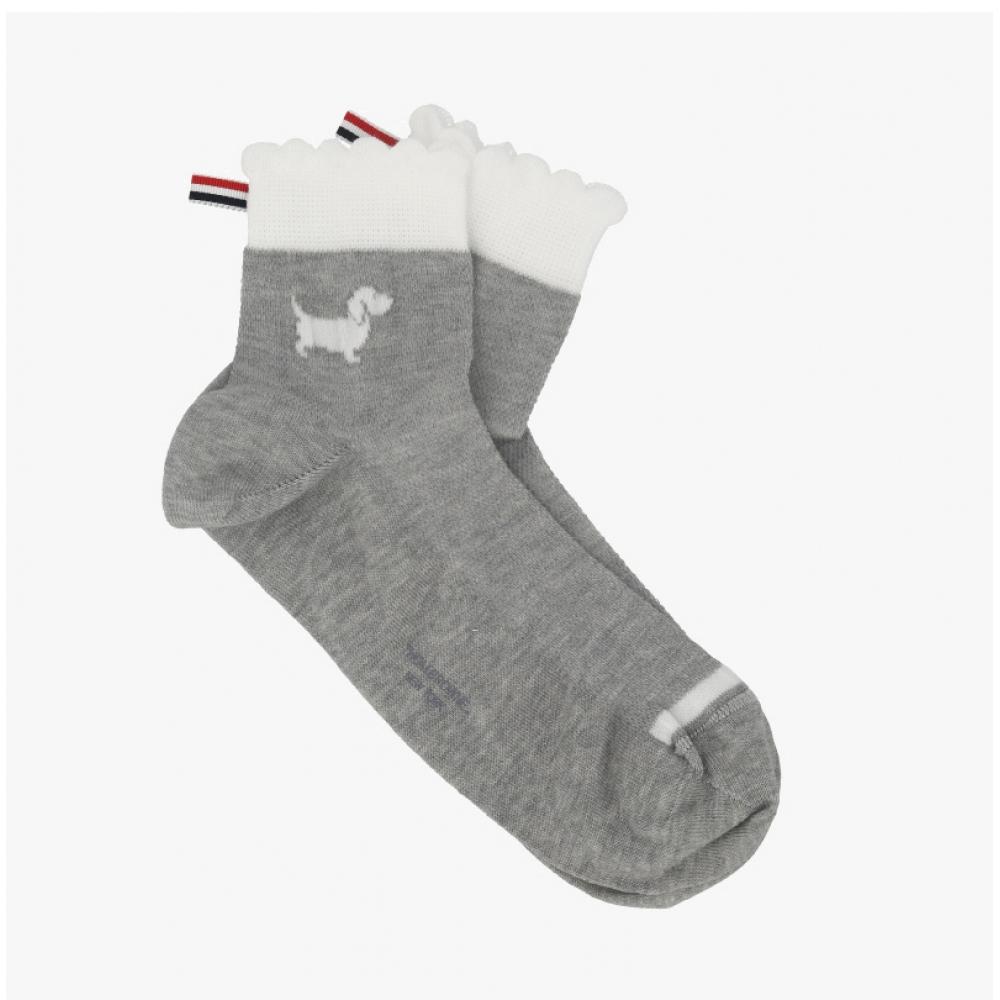 Calzino Thom Browne Hector a Righe Intarsia Three Stripe Crew Sock Fas240a Y3011 065