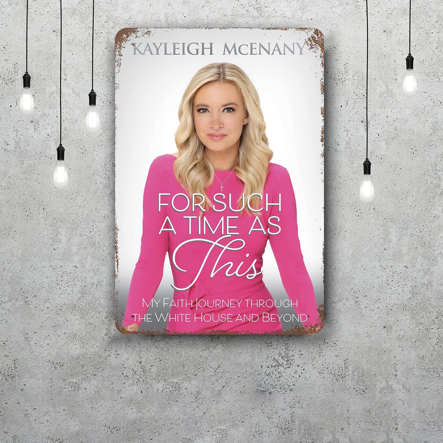 

kayleigh mcenany writer Vintage Metal Tin Signs Posters Decor Retro Metal Plaque Wall Art Decor for Garage Bar 20x30cm（7.8x11.8inch）
