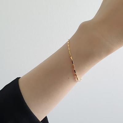 Women's 925 Silver Emulsion Chain Layered Bracelet