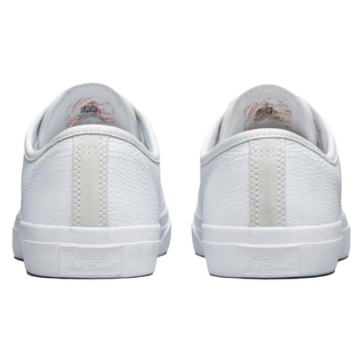New Converse Jack Purcell Versatile Anti-Slip Wear-Resistant Low-Top Skateboard Shoes Unisex White 160562C