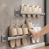 No-drill Towel Rack Self-adhesive Bathroom Organizer Self-adhesive Towel Rack for Bathroom Strong Load-bearing Hand Towel Bar