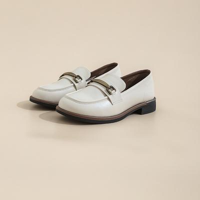 Retro Leather Platform Loafers for Women SpringAutumn Designer Soft-soled Fashion Casual Ladies Shoes Lovely Lolita Shoes Female