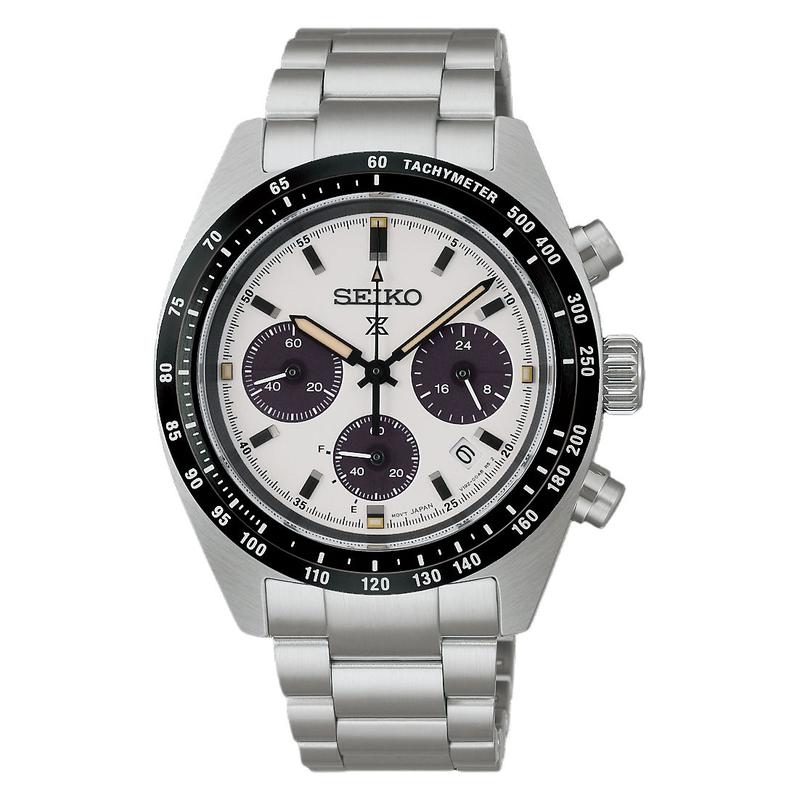 SEIKO prospex 100 meters waterproof solar Quartz Steel Strap 39mm men s watch white dial SSC961