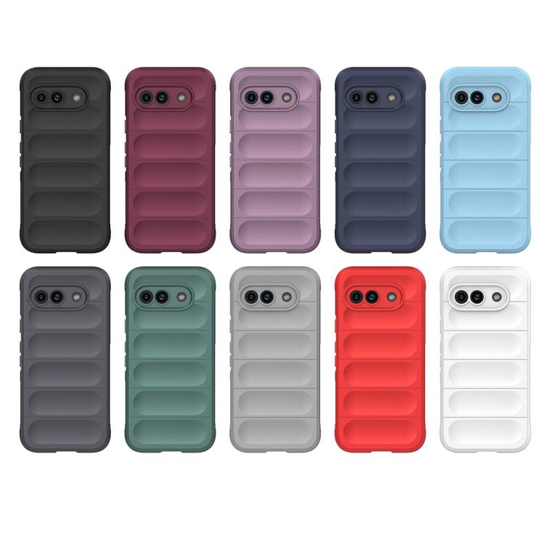 For Google Pixel 9A Cover For Pixel 9A 8A 7A 6A 8 7 Pro 5G Case Rubber Shockproof Soft Silicone Protective Bumper For Pixel 9A