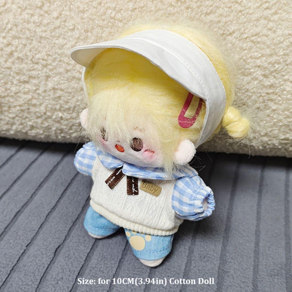 Replacement Games 10CM Cotton Doll Clothes Colorful Doll Outfit Sweater Pant Hat Set  Kids Toys
