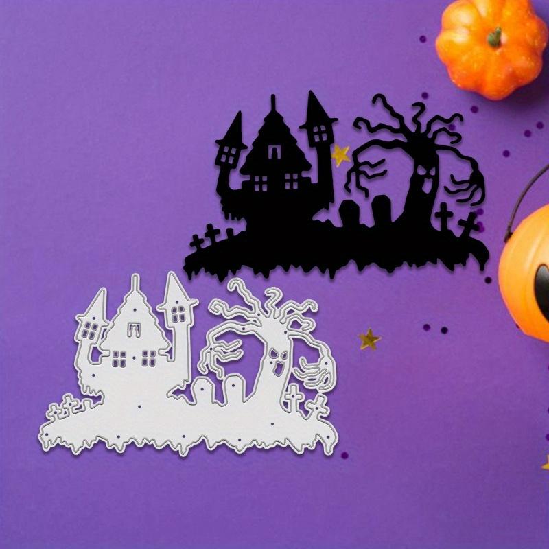 Creepy Castle Ghosts and Crosses Halloween Decorations with Silicone and Metal Clipper Mold