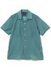 Beams Plus Men's Open Collar Bumpy Nylon S/S Shirt, Size S