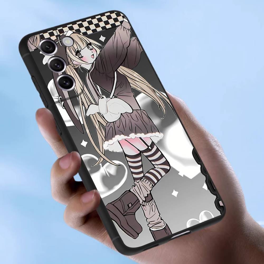 

Angel tsundere girl anime cute Case For Samsung Galaxy Case S25 S23 S22 S21 S30 S20 S10 Ultra Plus FE TPU Soft Cover Samsung S22 5G