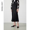 LANGZI Retro A-Line Casual Skirt