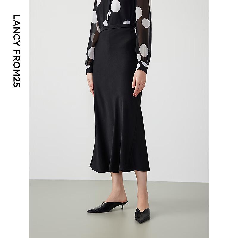 LANGZI Retro A-Line Casual Skirt