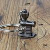 Mini 3D Creative Coffee Keychain Metal Creative Barista Coffee Keychain  Miniature Pendants
