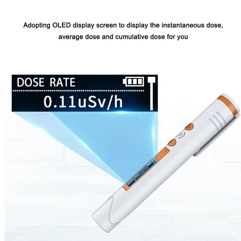 Portable Nuclear Radiation Detector Pen Type Dosimeter Digital Geiger Counter  Personal Use