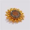 1Pc Fashionable and Exquisite Sunflower Brooch for Men and Women Creative Retro Personality Pin Party Birthday Gift Souvenir