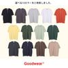 Unisex 7oz USA Baumwolle Schwergewicht Henley-Ausschnitt Einfarbig Kurzarm 46 91 [Good Wear] Herren T-Shirt 2W7-2522 [-] (L) (KHA BRN/Khakibraun)