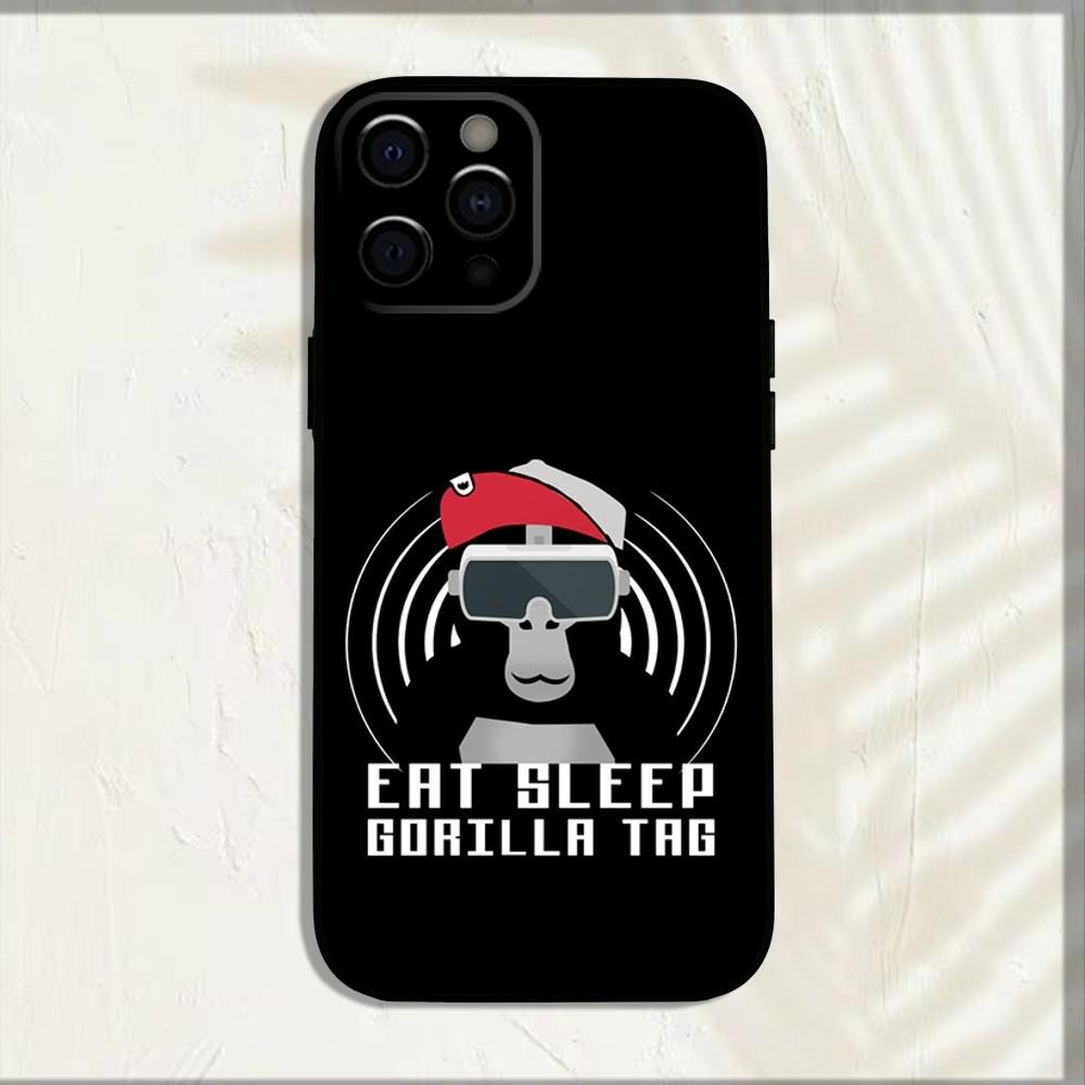 

Чехол для телефона Monkey G-Gorilla TagS Game для iPhone 16,15,14,13,12,11,Pro,X,XS,Max,XR,Plus,Mini Мягкий черный чехол iPhone11PROMAX