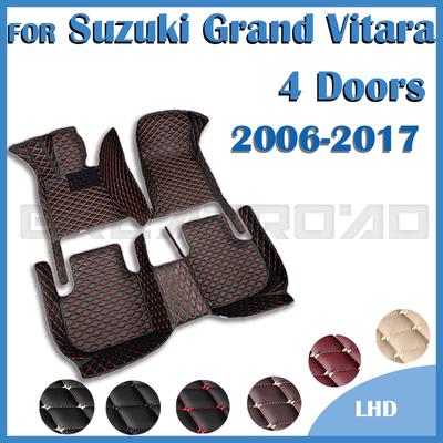 Car Floor Mats for Suzuki Grand Vitara 2006-2010 2011 2012 2013 2014 2015 2016 2017 Auto Foot Pads Automobile