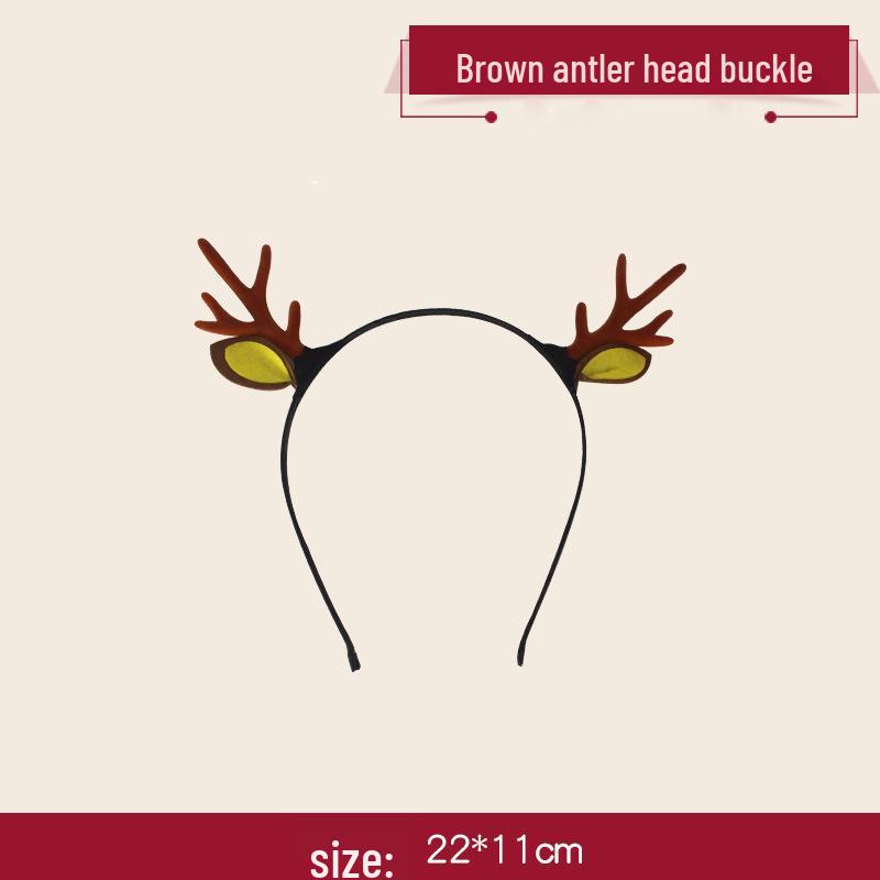 

Santa and Antler Flip-Up Christmas Headband