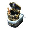 Newcomer Exclusive Car Ashtray with Lid and Luminous Light, Hanging Air Vent Design.