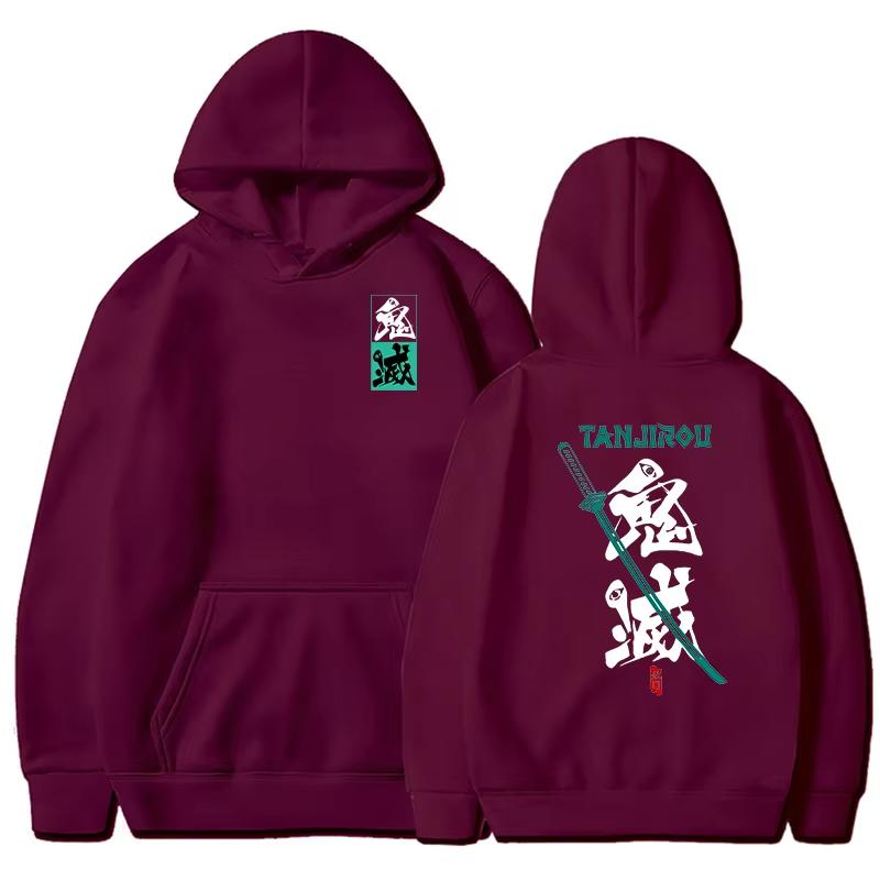 Demon Slayer Hoodies Unisex Fashion Graphic Printed Sweatshirts Men's Women's Casual Harajuku Streetwear Hooded Pullover Top