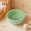 Comfortable Cat Feeding Bowl Ceramic Bowl, Round Food Easy To Clean, Durable Pet Feeder Non-Slip Weighted for Cats And Small Dogs Black Chin
