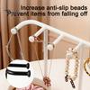 Jewelry Box for Long And Short Necklaces Organizer Stand, Love Partition Tray Design, Non-Slip Wear-Resistant Multi-Hanging Hanger, Necklace