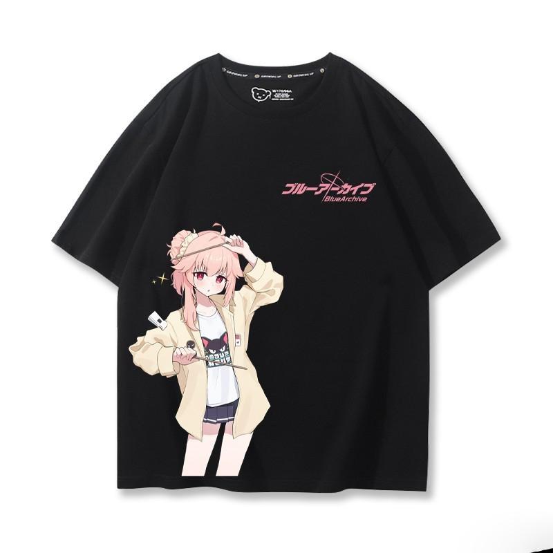 Takanashi Hoshino Spiel Blue Archive Cosplay T-Shirts 3D Druck Kinder Anime Cartoon T-Shirts 2025 Sommer Neu Herren Damen Harajuku Y2k Tops