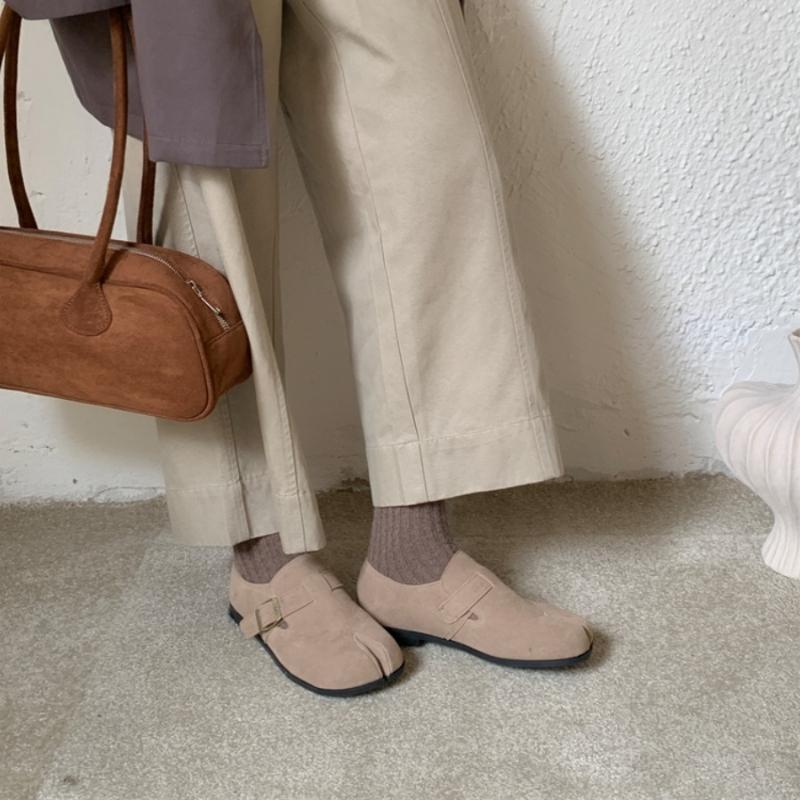 Мода 2024 Весна Новые Ретро Замшевые Плоские Повседневные Лоферы Шапочки Мягкая Подошва — фото 6