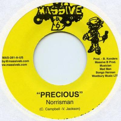 7inch Record NORRIS MAN / CHOPPA CHOP - Precious / No Justice MAS281 Massive B 2006 US Reggae, Ska & Dub