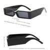 Fashion Brand New Sunglasses Ins Wind Concave Style Personalized for Men Women Street Small Box Slim Glasses