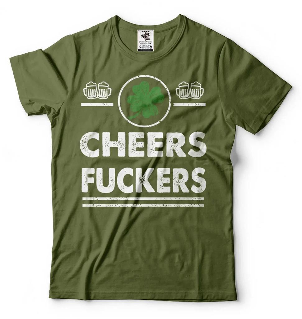 Funny St Patricks Day Shirt Saint Patrick's Offensive Rude Tshirt Gift For Him