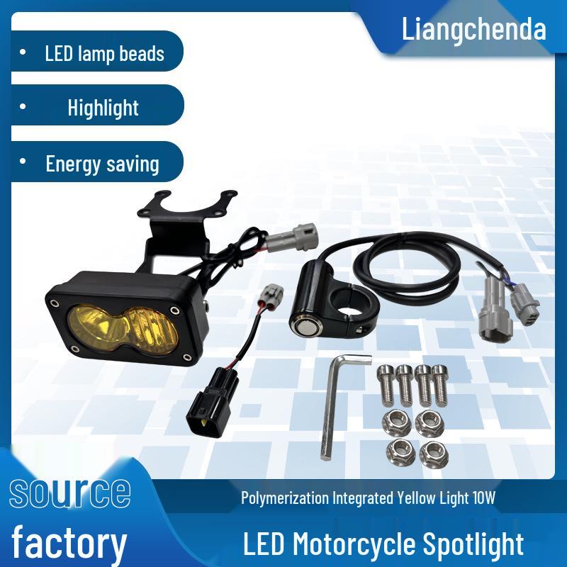 

LED Strobe Spotlight for Car, Motorcycle, Headlight Modification - Compatible with Sur-Ron & Segway Yellow Light