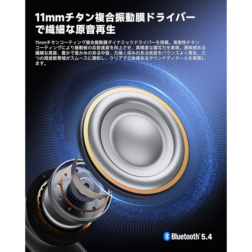 EarFun Air Pro 4i Wireless Earphones Bluetooth 5.4/50dB Hybrid ANC Reduction/Hi-Res LDAC Compatible/3D Sound/11mm Titanium