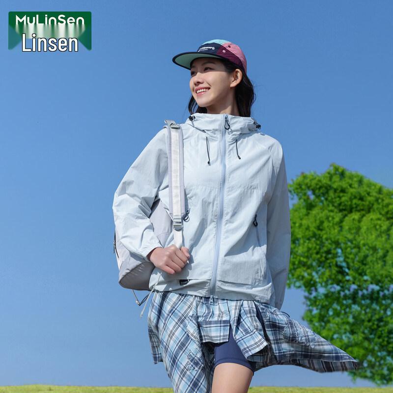 MULINSEN Loose Hooded Quick-Dry UV Protection Sun Jacket L