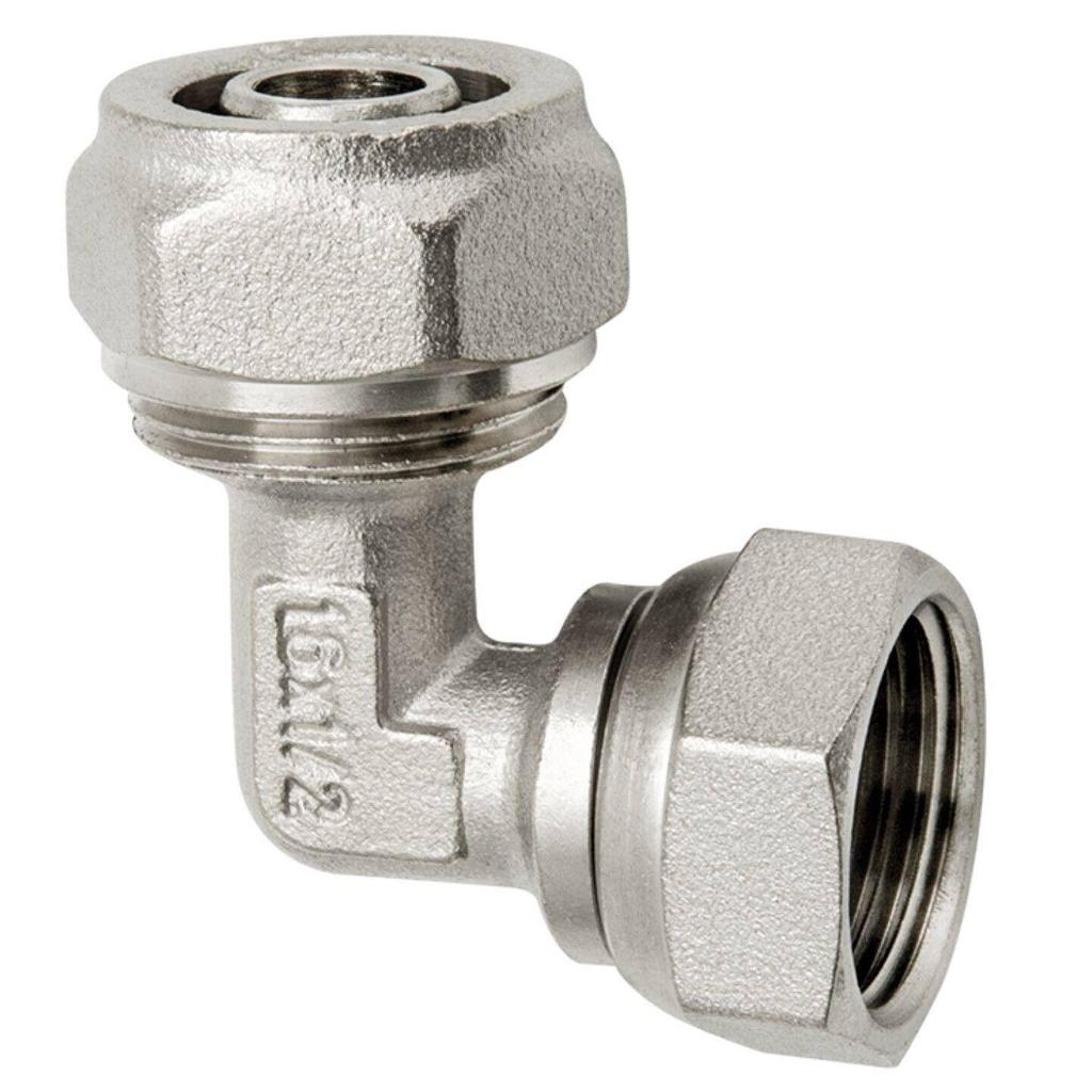 Aluminum-Plastic Pipe Clamp Sleeve 1216 - 4-Point Internal To 6-Point External Thread Copper Connector for Tap Water