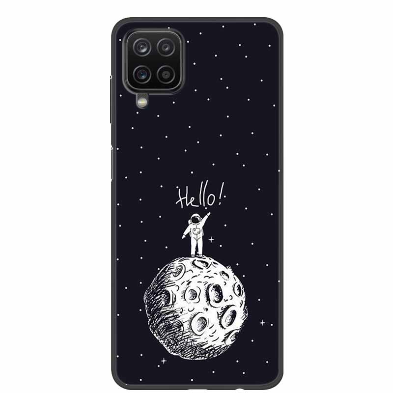 For Samsung A12 Case Marble Soft Silicone Back Case for Samsung Galaxy A12 GalaxyA12 Nacho A 12 SM-A125 Phone Cover Coque Fundas