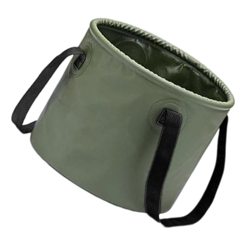 Heavy Type Folding Water Bucket Portables Outdoor Bucket Durability Water Bucket For Family Trip And Fishing