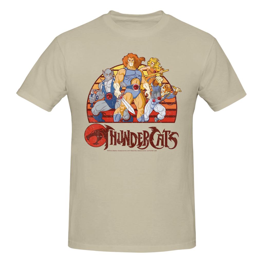 Piece Main Crew Graphic Cotton TShirt ThunderCats S Vintage Cartoon Tees Tops For Unisex