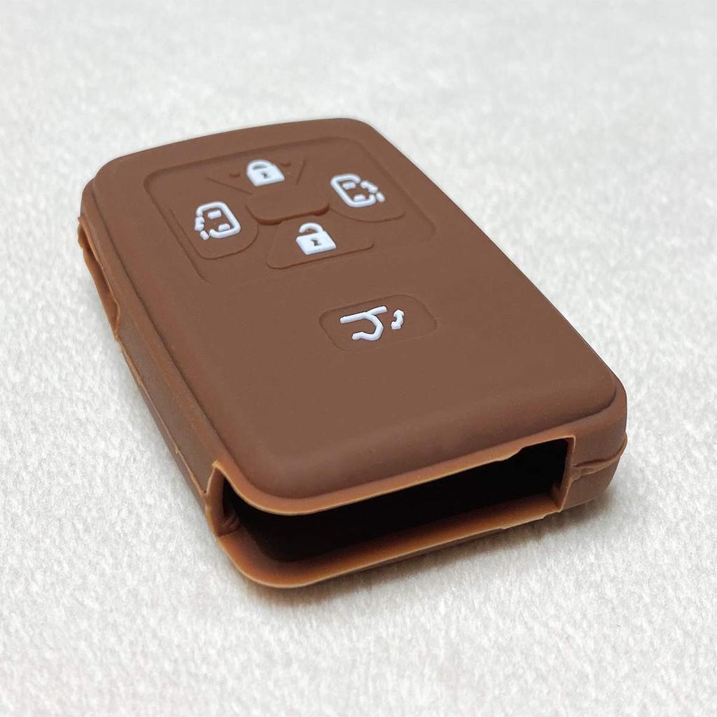 [IKT] Silicone Cover for Toyota Cars Smart Key 5 Buttons Brown/Estima/Noah 60 Series 70