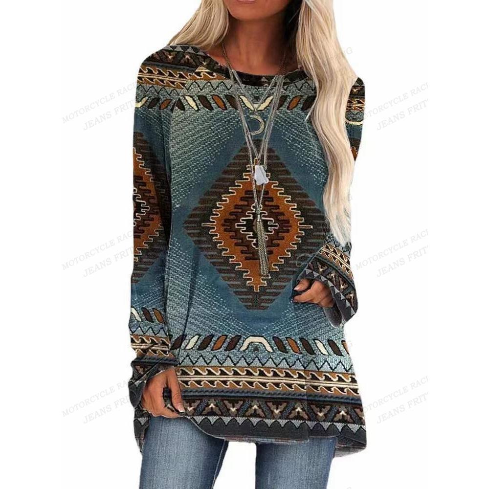 Women's T Shirt Wolf 3d Print T-shirt Women Fashion Animal T-shirts Casual Long Sleeve Tops Tees Vintage Tshirt Loose Tees Owl