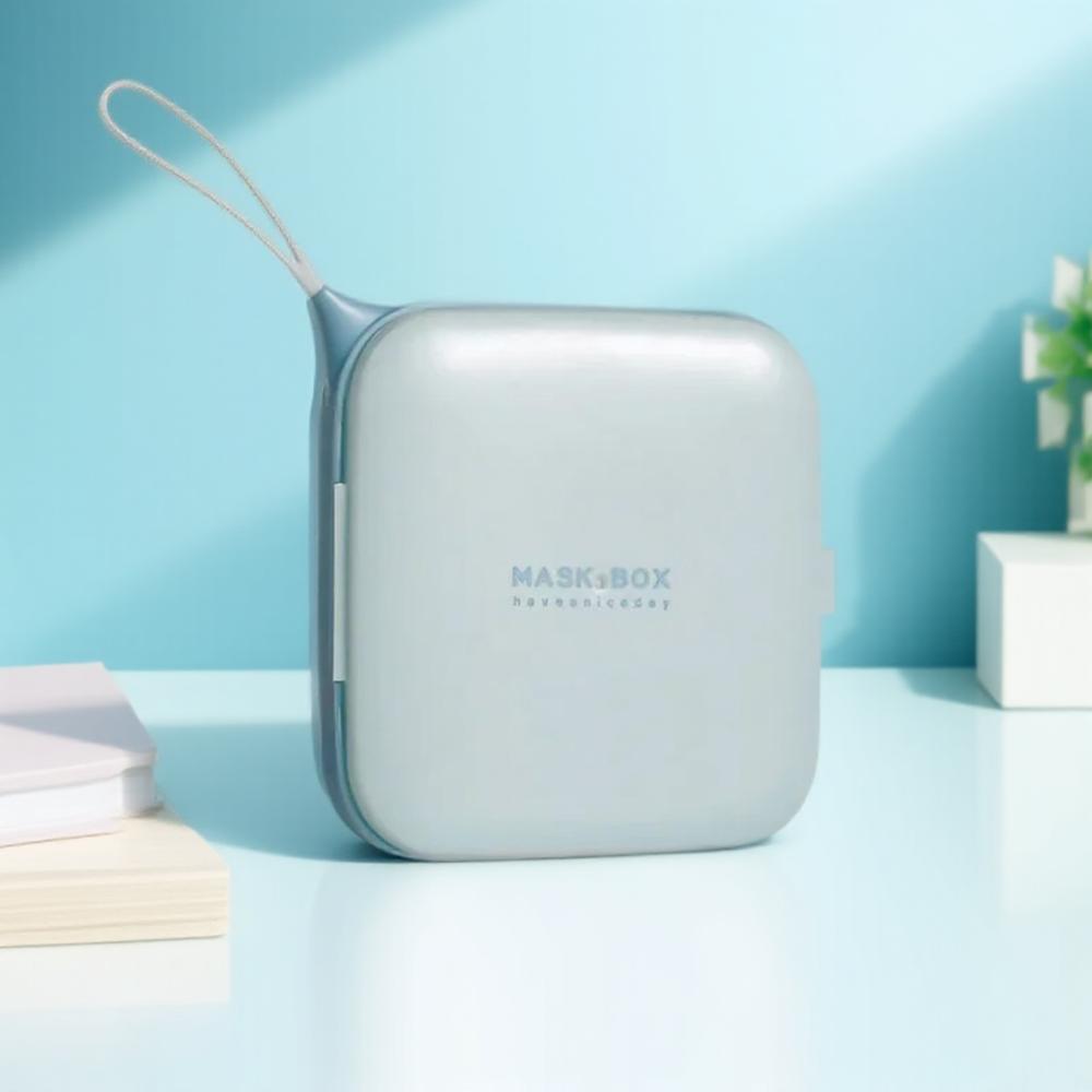 Portable Dustproof Waterproof Storage Box for Jewellery Mask Accessories Travel Sealed Container