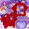 Väikelapse tüdruku riided Kpop Deemoniküttide multika T-särk Naljakas kingitus fännidele Harajuku Lahedad laste T-särgid Suvised topid