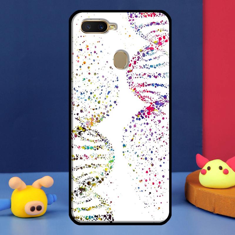 Science DNA Chemistry Case For Oppo A16 A76 A96 A58 A78 A98 A5 A9 A91 A15 A17 A77 A52 A72 A74 A94 A54S A57S Cover