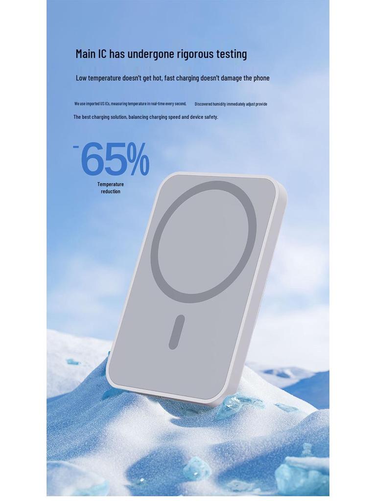 Magnetic Magsafe Wireless Car Charger & Phone Holder for Air Vent Navigation