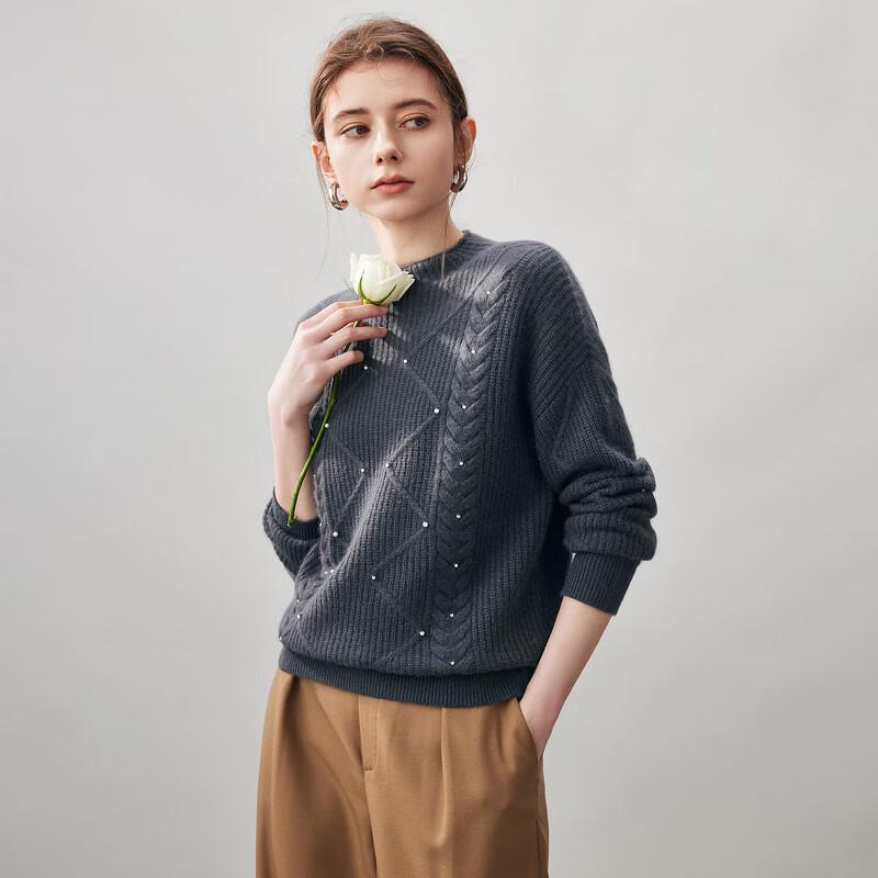 Komom Boka Women's Cable Knit Cashmere Sweater