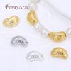 14x9mm 18K Gold Plated Brass Irregular Beads For Jewelry Making,Decorative Beads,Bracelets Spacers Bead DIY Accessories